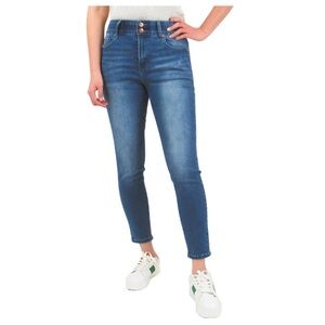 Indigo Poppy Tummy Control Skinny Jeans